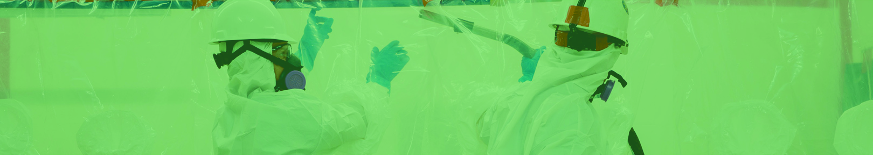 Certified asbestos testing and inspection process